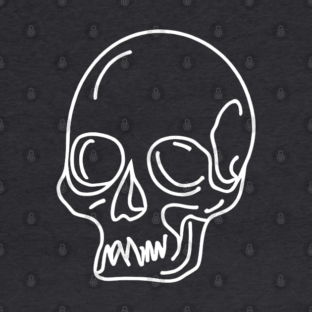 Cartoony skull by PrintSoulDesigns